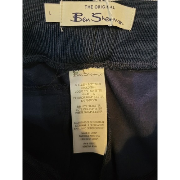 MOD STRIPE FLEECE TRACK SHORT - BOB SHERMAN New - Picture 3 of 5